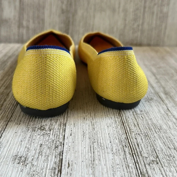 Rothy’s The Point Flat Sunflower Yellow Size 6 - Picture 9 of 10